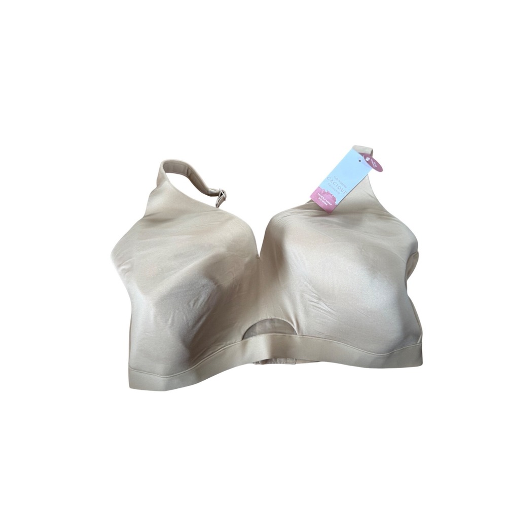 NWT Cacique lightly lined no wire tan bra